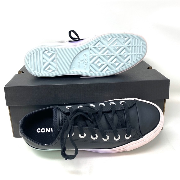 Converse Ctas Lift Leather Platform Black Polar W - Picture 3 of 7